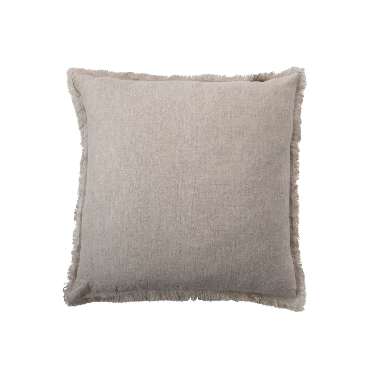 Hello Honey® Stonewashed Linen Pillow with Fringe